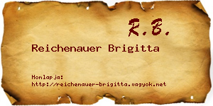 Reichenauer Brigitta névjegykártya